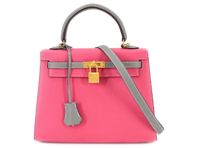 Hermès hermes kelly Pink Leather  ref.819482