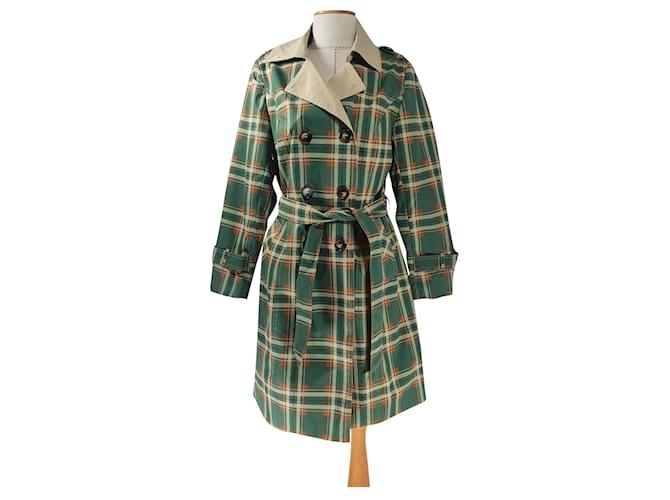 Marcel Ostertag Trench Coats Multicor Poliéster  ref.819559