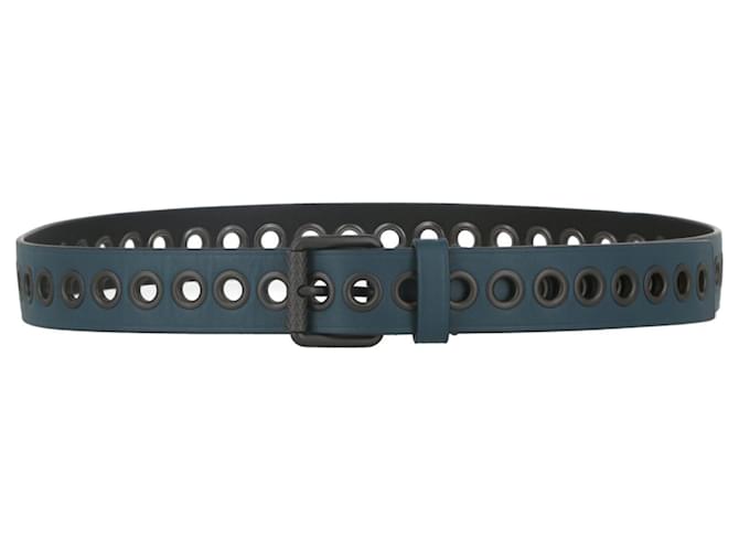 Cintura Bottega Veneta in pelle con occhiello singolo Blu  ref.819695