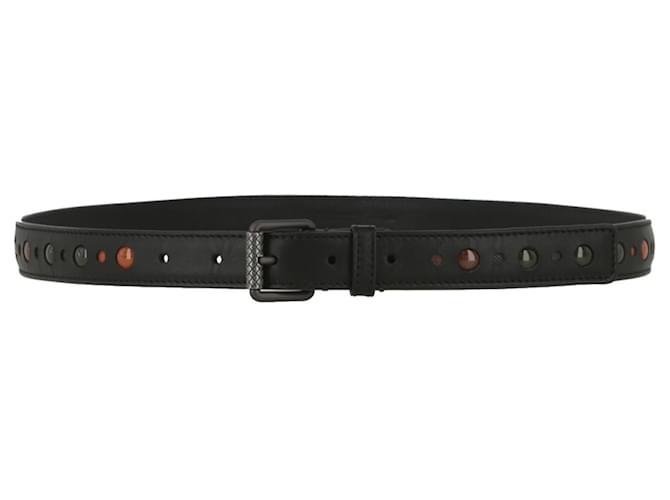 Bottega Veneta Multi-Color Leather Belt Black  ref.819729