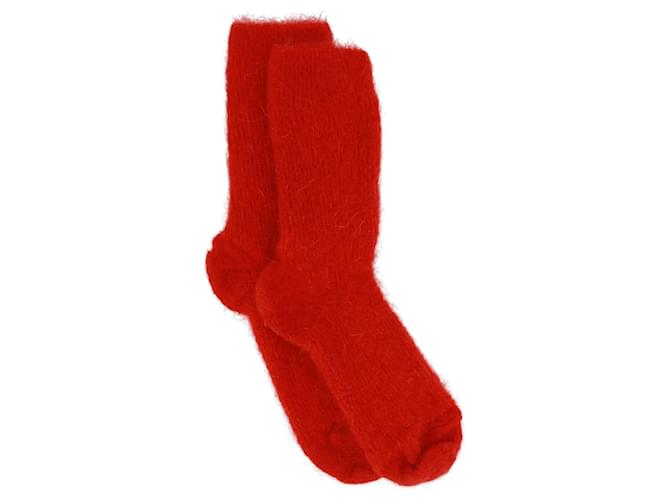 Alexander McQueen Wool Socks Red  ref.819992