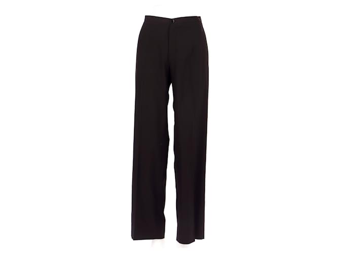 Burberry Pantalon Coton Noir  ref.820073