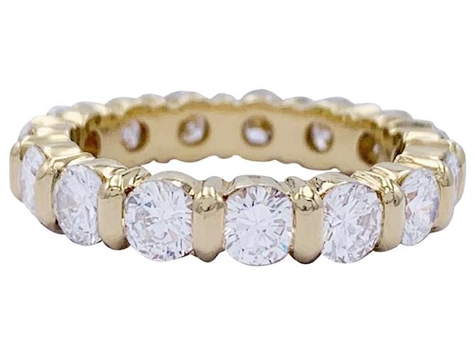 inconnue Yellow gold wedding ring, diamants.  ref.820201