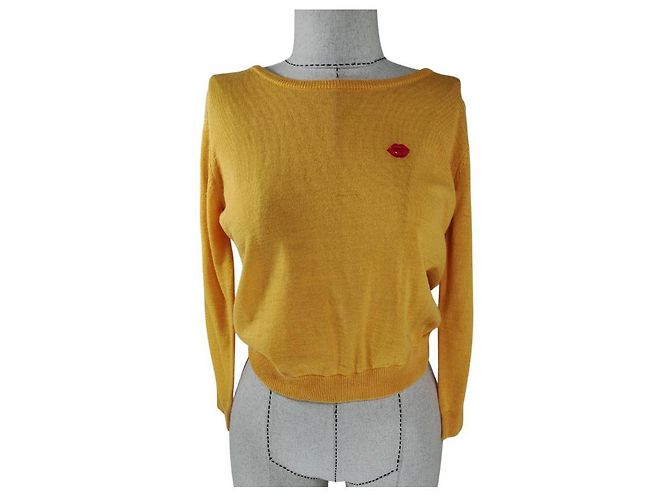 Autre Marque Fiorucci Pullover Gelb 