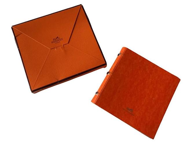 Hermès Misc Black Silvery Orange Metal  ref.820231