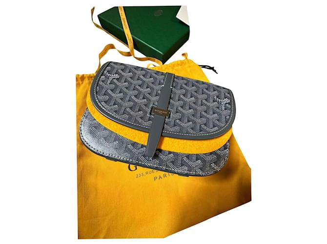 Pre-owned Goyard Belvedere Pm Yellow