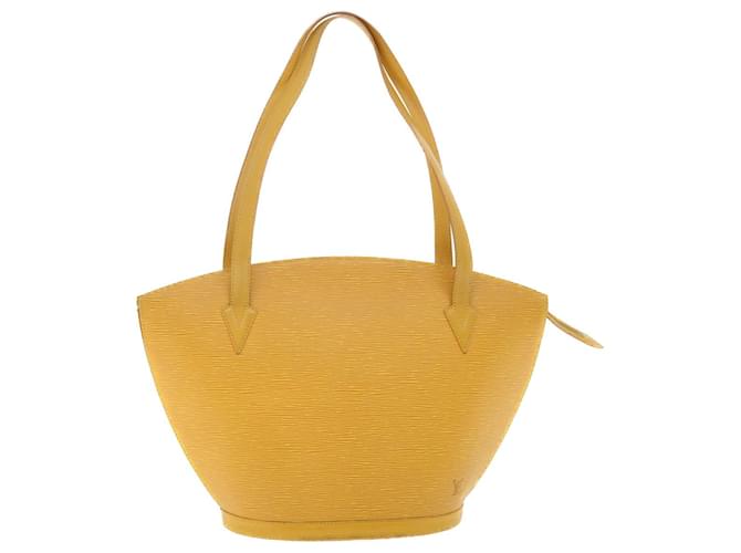 LOUIS VUITTON Epi Saint Jacques Shopping Shoulder Bag M52269 Yellow Auth 36749 Leather  ref.820398