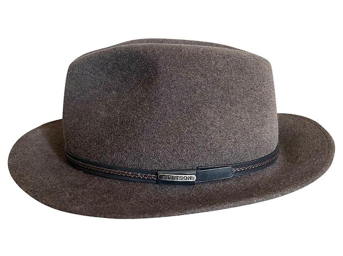Stetson Inglewood Hat Taupe Fur Felt