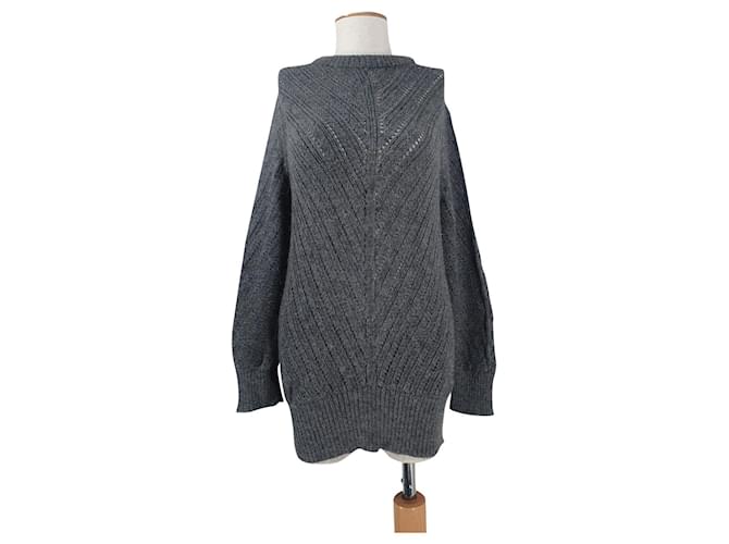 Autre Marque Knitwear Grey Cashmere  ref.820848
