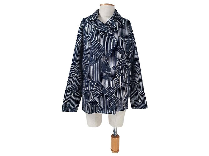 Autre Marque Abrigo Hofmann Copenhagen azul de algodón