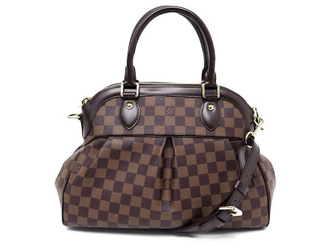 Louis Vuitton Trevi GM Hand Shoulder Bag Purse Damier Brown