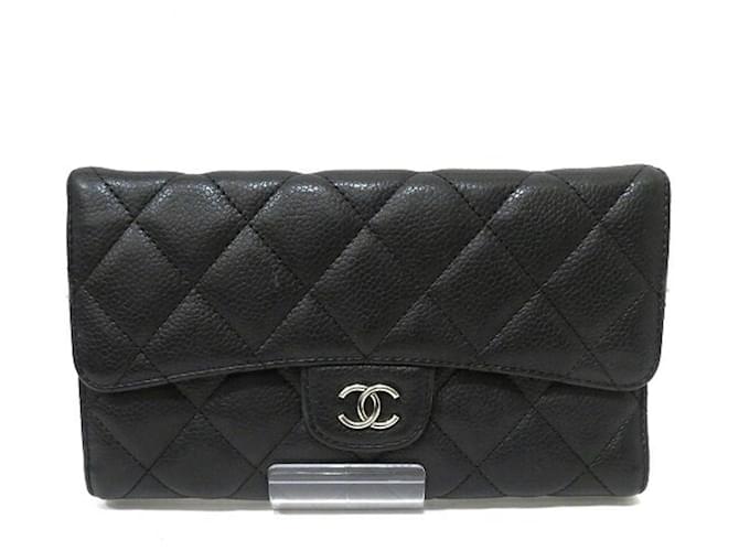 Chanel Timeless Black Leather  ref.821116