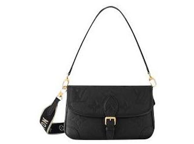Louis Vuitton LV Diane empreinte Leder neu Schwarz