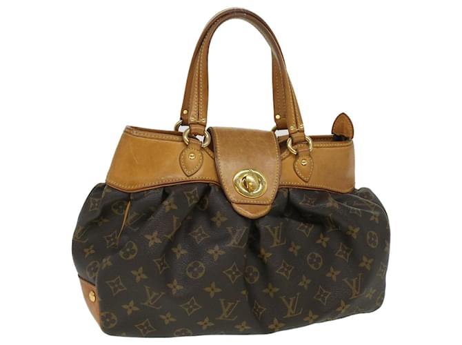 Louis Vuitton, Bags, Louis Vuitton Galliera Pm Brown Monogram Canvas  Shoulder Hand Bag M56382 Pre