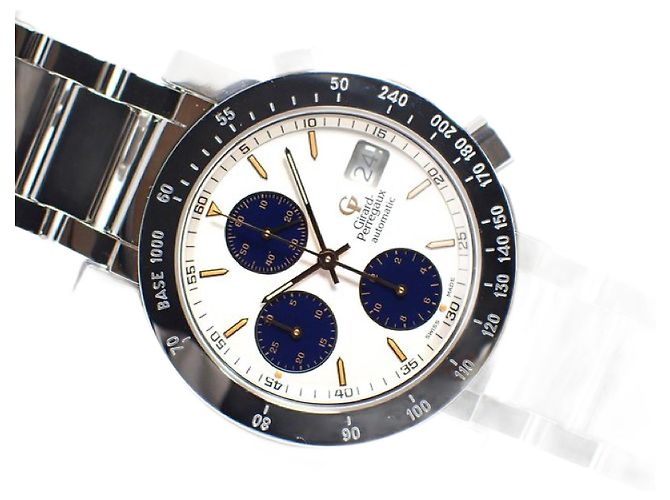 Girard-Perregaux GP GIRARD PERREGAUX7000 Cronógrafo prata masculino