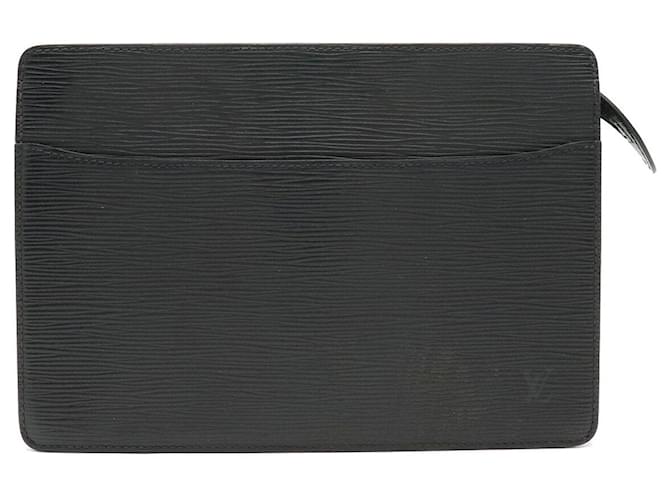 Louis Vuitton Pochette Cuir Noir  ref.821306