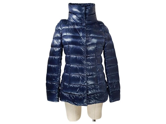 Herno Blue Polyamide Down Jacket