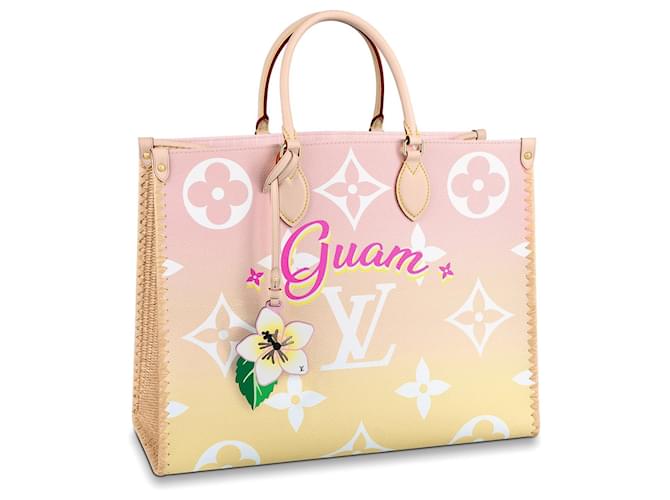 Louis Vuitton LV OntheGo resort Guam novo Rosa  ref.821920