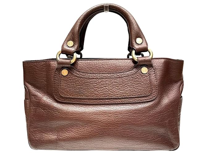 Céline Boogie Brown Leather  ref.822222