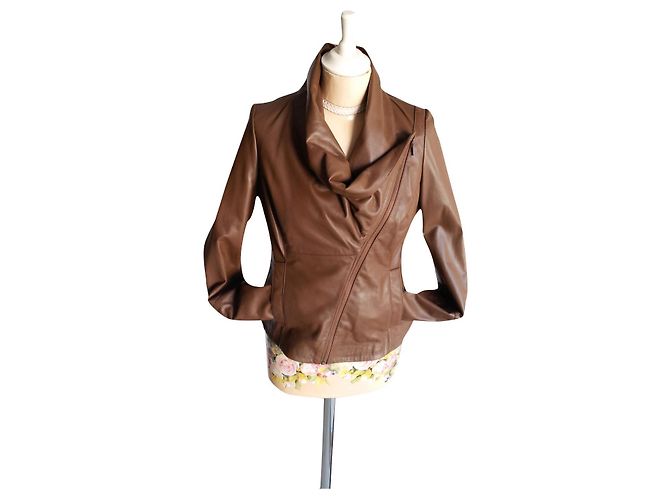 Autre Marque Lederjacke aus Lammleder