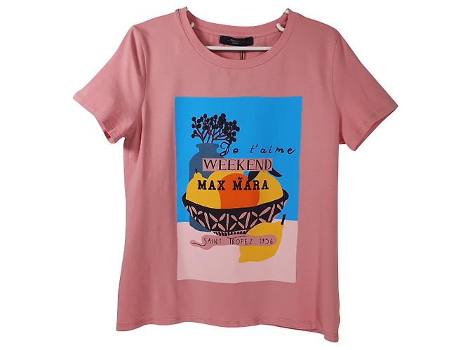 Camiseta gráfica Weekend Max Mara Chopin St. Tropez de algodón Multicolor