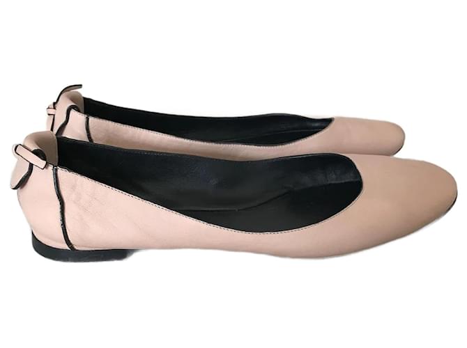 Chloé CHLOE Ballerinas T.EU 36.5 Rindsleder Beige  ref.822432