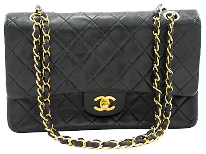 Chanel Timeless Black Leather  ref.822645
