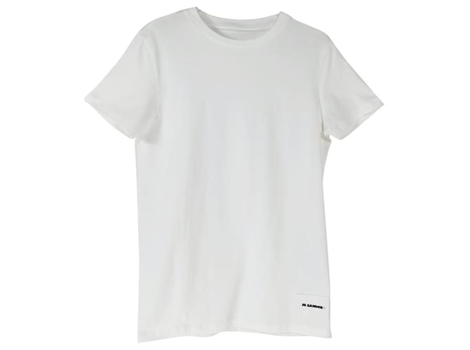 Jil Sander Camisetas Blanco Algodón  ref.823095