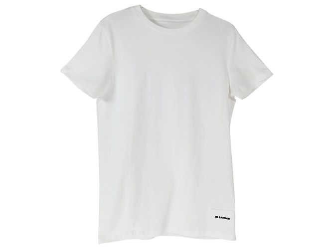 Camiseta Jil Sander de algodón blanca Blanco