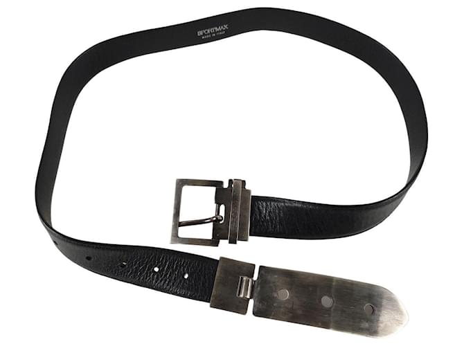 Sportmax Leather and metal belt. Good condition. Black  ref.823181