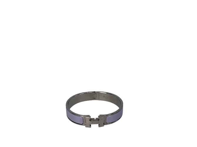 Bracciale Hermès in metallo viola Porpora  ref.823189