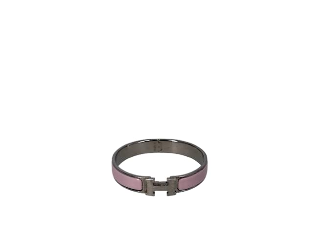 Hermès-Armband aus rosafarbenem Metall Pink  ref.823195