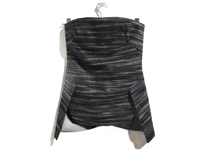 SPORTMAX  Tops T.fr 36 WOOL Grey  ref.823659