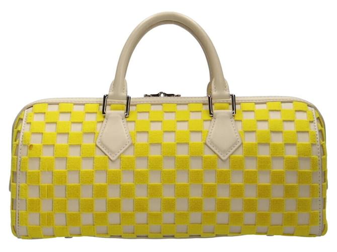 Louis Vuitton Speedy Amarelo Couro  ref.823761