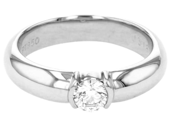 Tiffany & Co Solitaire Silber Platin  ref.823863