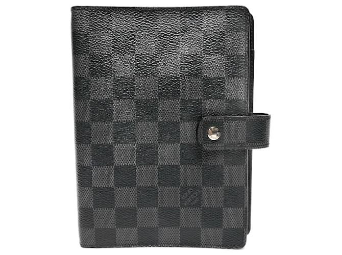 Louis Vuitton Couverture agenda de poche Grey Cloth ref.823906 - Joli Closet
