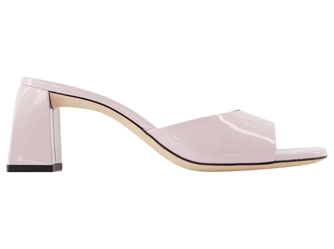 Romy Mule - By Far - Light Pink - Patent Leather  ref.824203