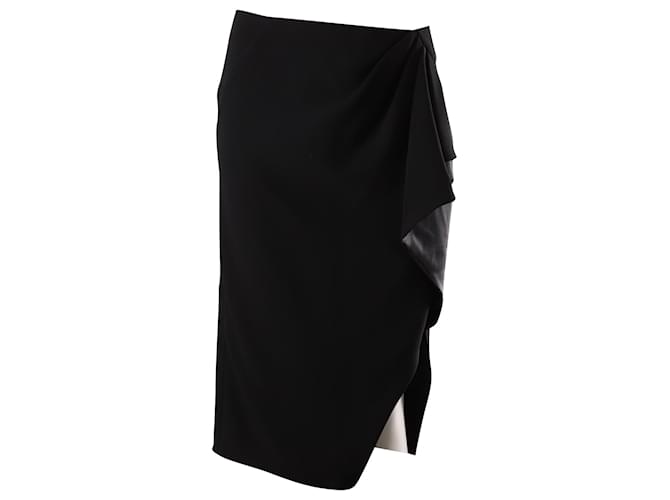 Altuzarra Draped Pencil Skirt in Black Triacetate Synthetic  ref.824339