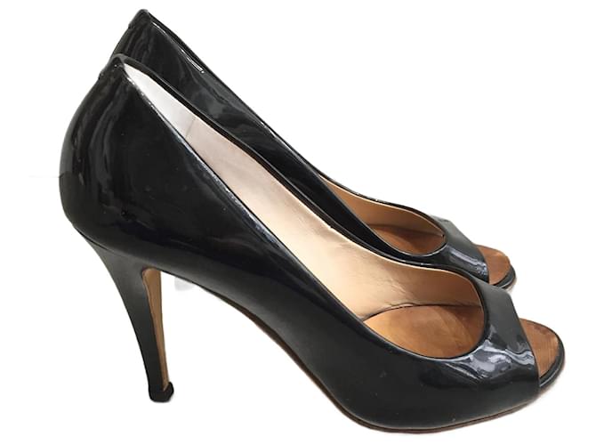 GIUSEPPE ZANOTTI  Heels T.eu 36.5 Patent leather Black  ref.824472
