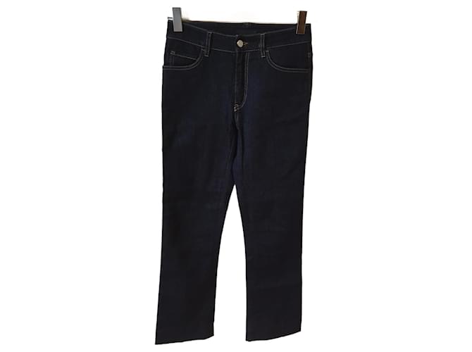 Jeans PRADA T.fr 36 Algodão Azul  ref.824495