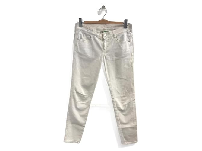 Stella Mc Cartney STELLA MCCARTNEY  Jeans T.US 27 cotton White  ref.824575