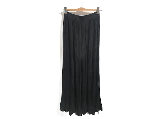 Alaïa ALAIA  Skirts T.International L Viscose Black  ref.824586