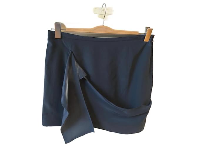 BARBARA BUI  Skirts T.fr 38 SYNTHETIC Blue  ref.824596