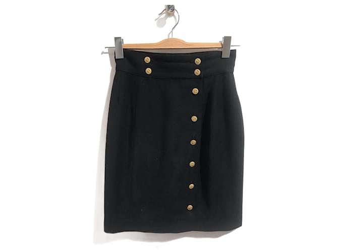 CHANEL  Skirts T.International S Synthetic Black  ref.824609