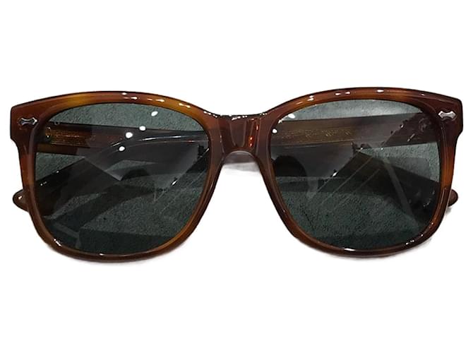 GUCCI  Sunglasses T.  plastic Brown  ref.824646