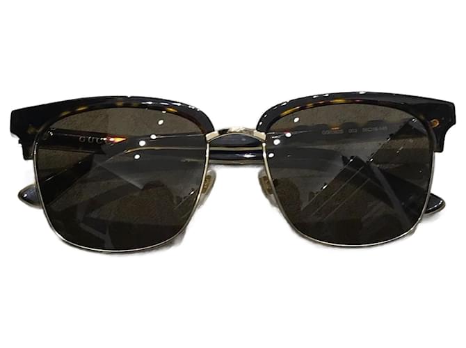 GUCCI Sonnenbrille T.  Plastik Braun Kunststoff  ref.824649