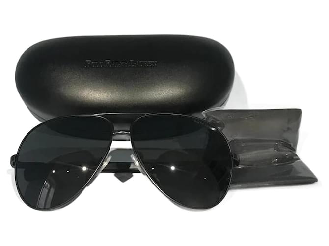 RALPH LAUREN Sonnenbrille T.  Plastik Schwarz Kunststoff  ref.824654