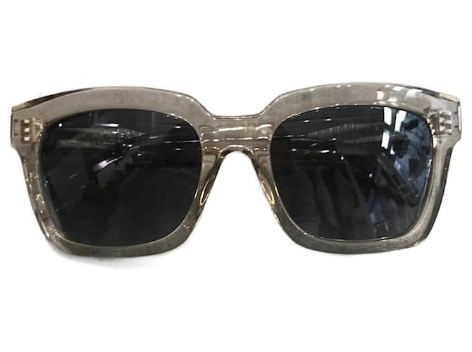 SAINT LAURENT Sonnenbrille T.  Plastik Beige Kunststoff  ref.824655