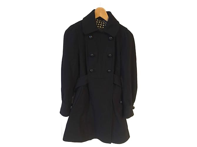 MARC JACOBS  Coats T.International S Wool Black  ref.824706