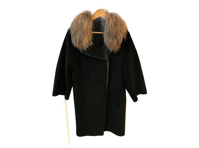 SAM RONE  Coats T.International S Cashmere Black